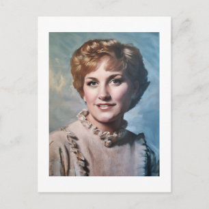 Mutter als Computer-Impasto-Ölgemälde Postkarte