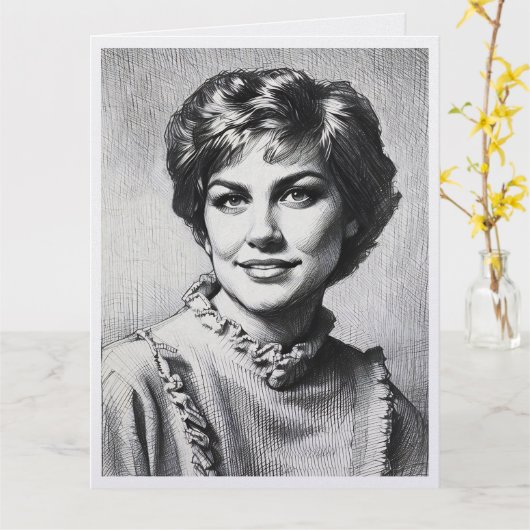 Mutter als Computergrafik Karte (Gelbe Blume)