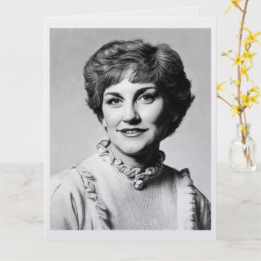 Mutter als Computergrafik Karte (Gelbe Blume)