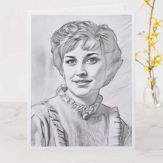Mutter als Computergrafik Karte (Gelbe Blume)