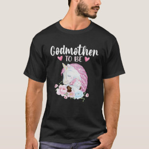 Mutter als Einhorn-Babydusche für die Girl Flora T-Shirt