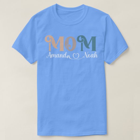 Mutter Amanda Noah Mütter Junge Mama Gigi Tante Fa T-Shirt (Design vorne)