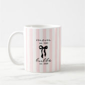 Mutter an Bubbe Est Tasse mit Schleife (Links)