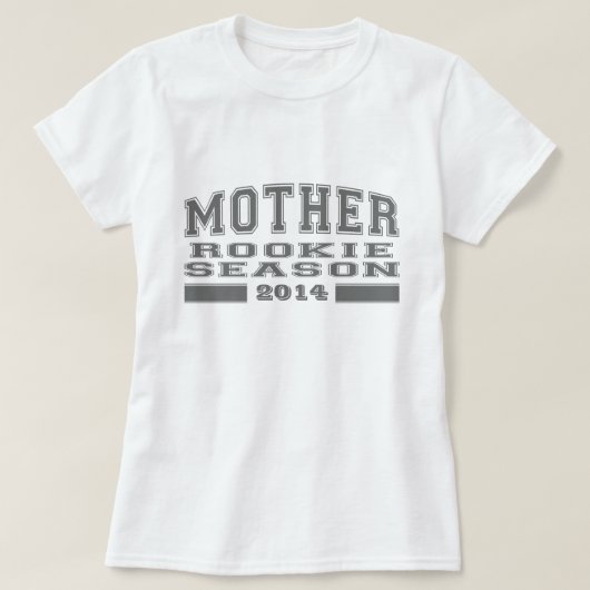 Mutter - Anfängers-Jahreszeit (kundengerechtes T-Shirt (Design vorne)