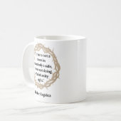 Mutter Angelica Thorn Zitat Kaffeetasse (Vorderseite Links)