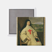 Mutter Angelique Arnauld Abbess Magnet (Vorderseite/Rückseite)