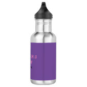 Mutter Arbeit ist nie getan Wasser Flasche. Edelstahlflasche (Rechts)
