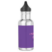 Mutter Arbeit ist nie getan Wasser Flasche. Edelstahlflasche (Links)