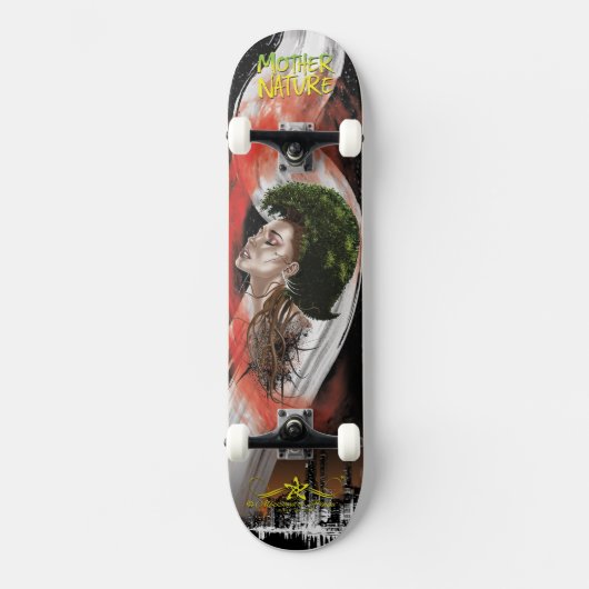 Mutter Art 2/4 Skateboard (Vorderseite)