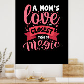 Mutter Art A Mama Liebe Poster (Küche)