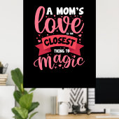 Mutter Art A Mama Liebe Poster (Heimbüro)