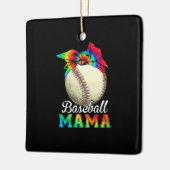 Mutter Art Baseball Mama Birthday Keramikornament (Links)
