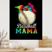 Mutter Art Baseball Mama Birthday Poster (Küche)