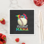 Mutter Art Baseball Mama Birthday Serviette (Beispiel)