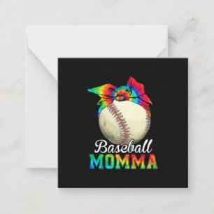 Mutter Art Baseball Momma Geburtstag Mitteilungskarte