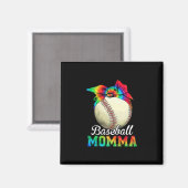 Mutter Art Baseball Mutti Geburtstag Magnet (Vorderseite/Rückseite)