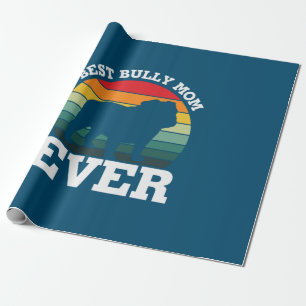 Mutter Art Best Bully Mama je Geschenkpapier
