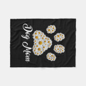 Mutter Art Best Hund Mama je Geburtstag Fleecedecke (Vorderseite (Horizontal))