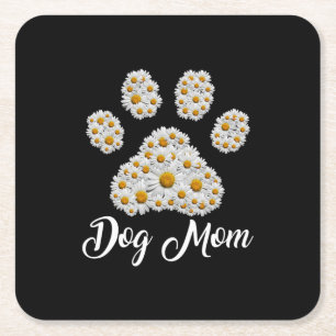 Mutter Art Beste Hundemutter Aller Zeiten Geburtst Rechteckiger Pappuntersetzer