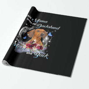 Mutter Art Dackel Mama Birthday Geschenkpapier