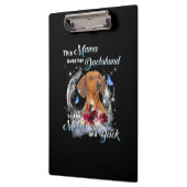 Mutter Art Dackel Mama Birthday Klemmbrett (Links)