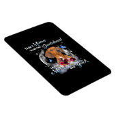 Mutter Art Dackel Mama Birthday Magnet (Rechte Seite)