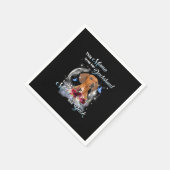 Mutter Art Dackel Mama Birthday Serviette (Ecke)