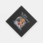 Mutter Art Dackel Mama Birthday Serviette (Ecke)