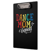 Mutter Art Dance Mama Squad Geburtstag Klemmbrett (Links)