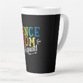 Mutter Art Dance Mama Squad Geburtstag Milchtasse (Rechte Ecke)