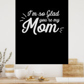 Mutter Art, du bist meine Mama Poster (Küche)