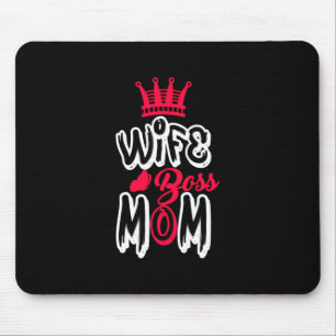 Mutter Art Ehefrau Boss Mama Mousepad