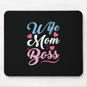 Mutter Art Ehefrau Mama Boss Mousepad