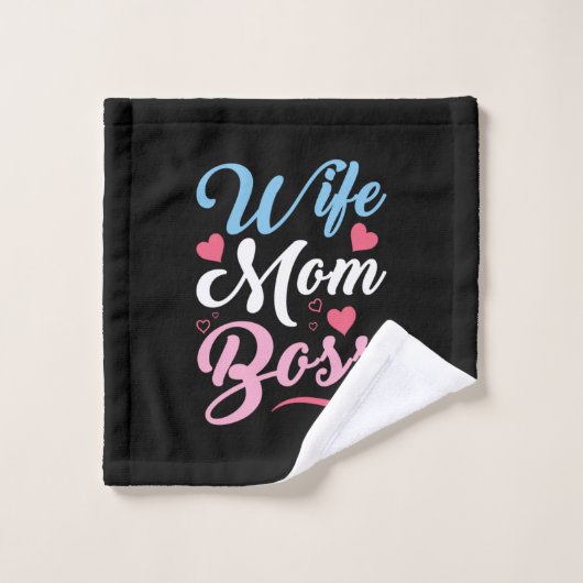 Mutter Art Ehefrau Mama Boss Waschlappen (Waschlappen)