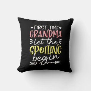 Mutter Art erste Mal Oma Birthday Kissen
