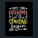 Mutter Art erste Mal Oma Birthday Poster<br><div class="desc">Mutter Art erste Mal Oma Birthday</div>