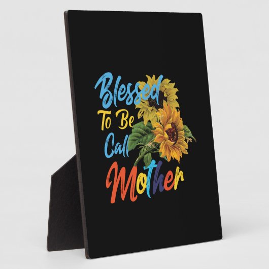 Mutter Art gesegnet, Mutter genannt zu werden Fotoplatte (Seite)