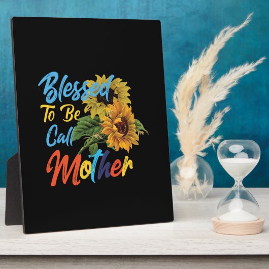 Mutter Art gesegnet, Mutter genannt zu werden Fotoplatte (Seite)