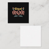 Mutter Art gesegnete Mama Mitteilungskarte (Vorne/Hinten)