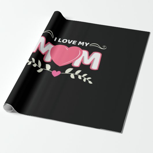 Mutter Art I Liebe Meine Mama Geschenkpapier (Ungerollt)