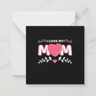 Mutter Art I Liebe Meine Mama Mitteilungskarte
