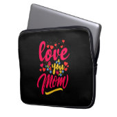 Mutter Art Liebe Sie Mama Laptopschutzhülle (Vorderseite Links)