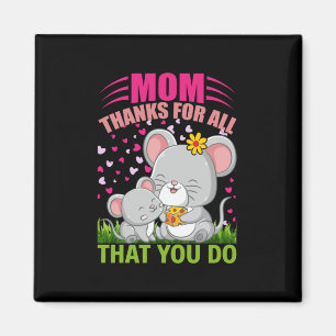Mutter Art Mama danke für alles, was Sie tun Magnet