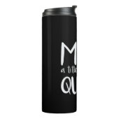 Mutter Art Mama ein Titel gerade über Königin Thermosbecher (Nach links gedreht)