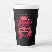Mutter Art Mama Sie sind groß Milchtasse (Vorderseite)