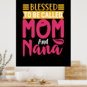 Mutter Art Mama und Nana Poster (Küche)