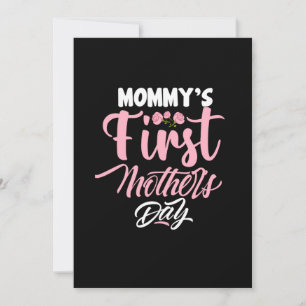 Mutter Art Mamas erster Muttertag Einladung