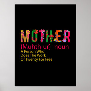 Mutter Art Mutter Blume Definition Poster