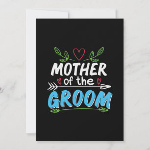 Mutter Art Mutter des Bräutigams Einladung