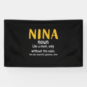 Mutter Art Nina Definition Banner (Horizontal)